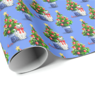 Mischievous Cats Holiday Paper