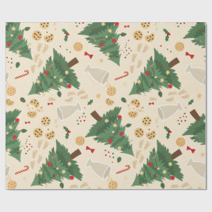 Mischievous Christmas Funny Wrapping Paper