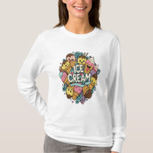 Mischievous Cone Crew Doodle Shirt