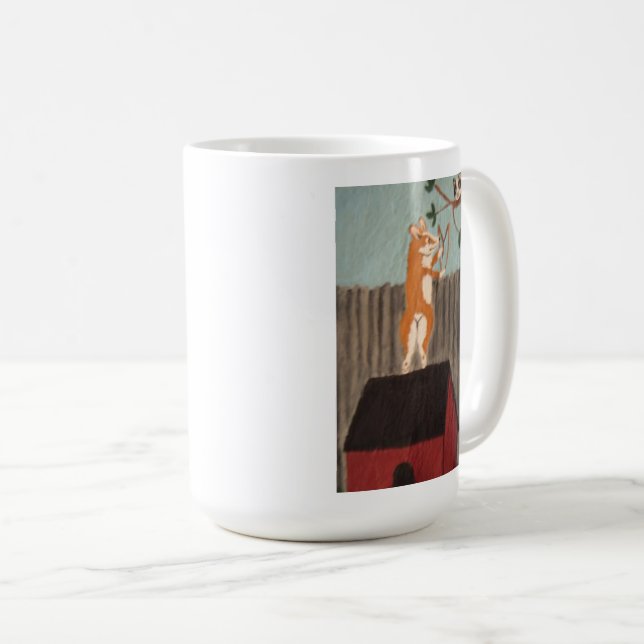 Mischievous Corgi Mug (Devant droit)