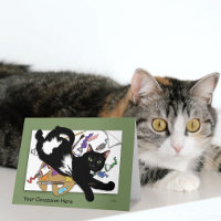 Mischievous Green Cheeky Siamese Cat Funny
