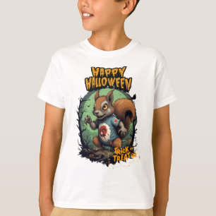 Mischievous Halloween Squirrel - Trick or Treat T-Shirt