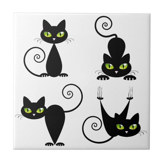 Mischievous kitties tile (Front)