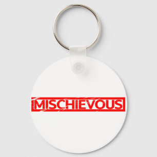 Mischievous Stamp Keychain