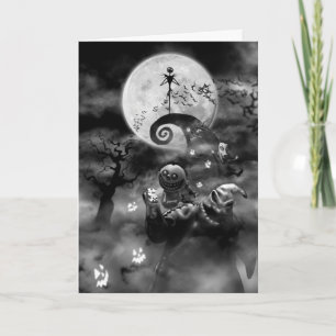 Mischievously Festive Disney Oogie Boogie Holiday Card