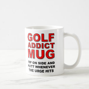 Mise drôle de putt de tasse de cadeau d'intoxiqu