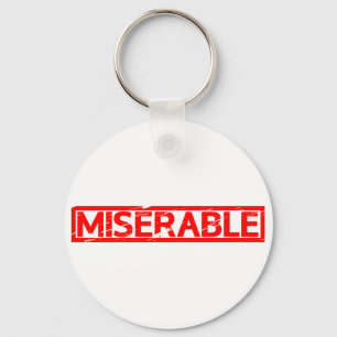 Miserable Stamp Keychain