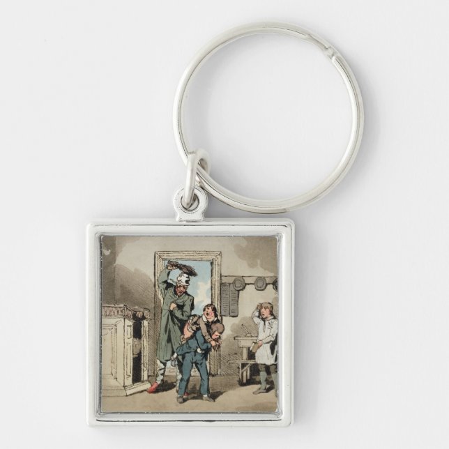 Misery, 1807 (etching) keychain (Front)