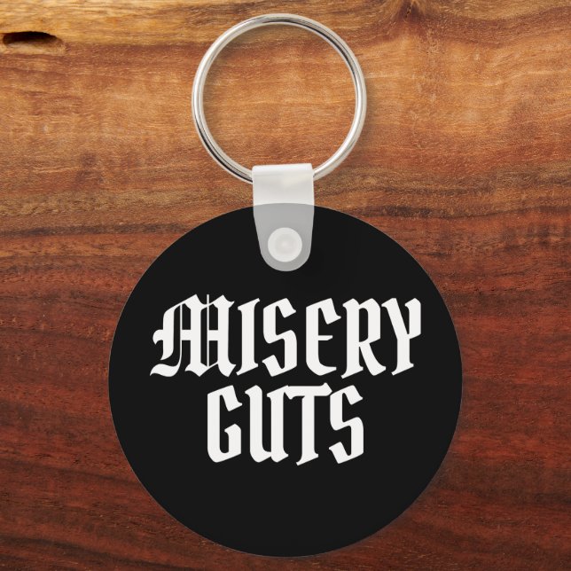 Misery Guts Keychain (Front)