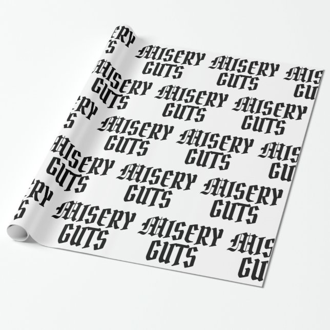 Misery Guts Wrapping Paper (Unrolled)