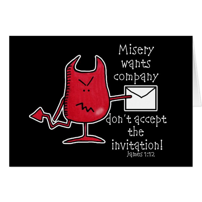 Misery Wants Company-Devil with Envelope (Front Horizontal)