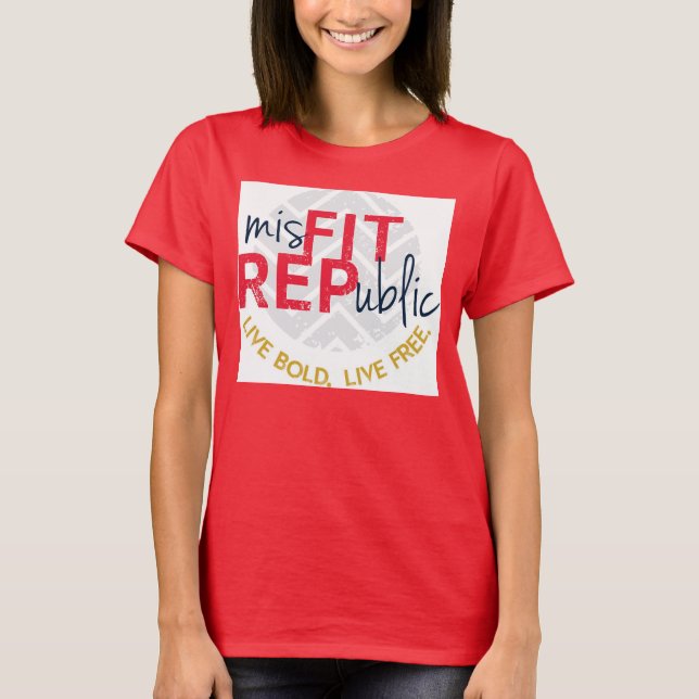 misFIT Burnout T T-Shirt (Front)