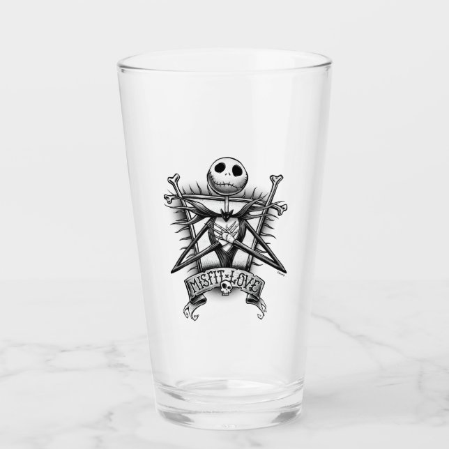 Misfit Love | Jack Skellington Glass (Front)