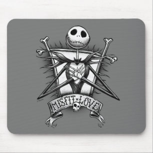 Misfit Love   Jack Skellington Mouse Pad