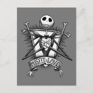 Misfit Love   Jack Skellington Postcard