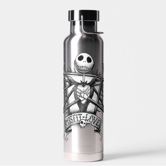 Misfit Love | Jack Skellington Water Bottle (Left)