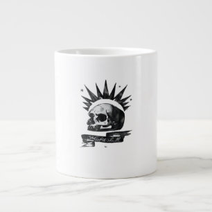 Misfit Skull Creative Character Art Style Large Coffee Mug