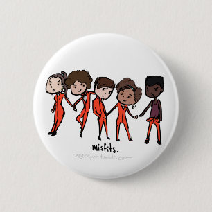 Misfits Cast 2 Inch Round Button