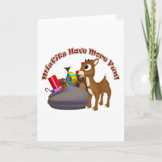 Misfits Have More Fun Holiday Card