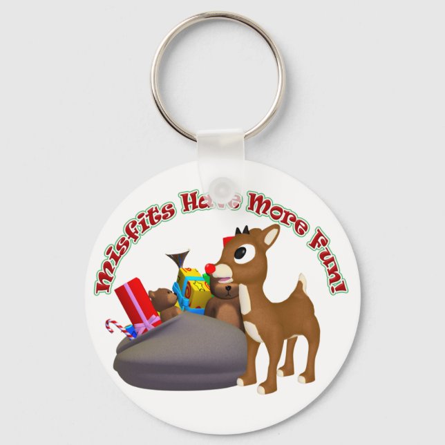 Misfits Have More Fun Keychain (Front)