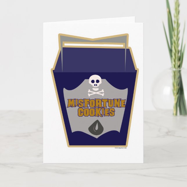 Misfortune Cookies Card (Front)