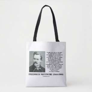 Misfortune Favorable Conditions Growth Nietzsche Tote Bag