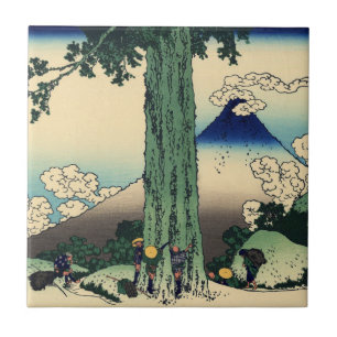 Mishima Pass in Kai Province Tile