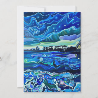 Mision river original artwork gift card