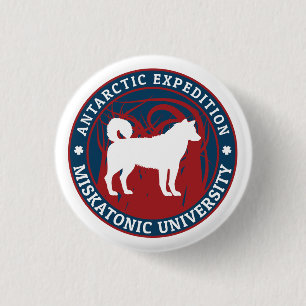 Miskatonic University Antarctic Expedition 1 Inch Round Button