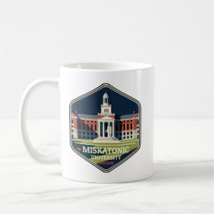 Miskatonic University Arkham Vintage Travel Badge Coffee Mug