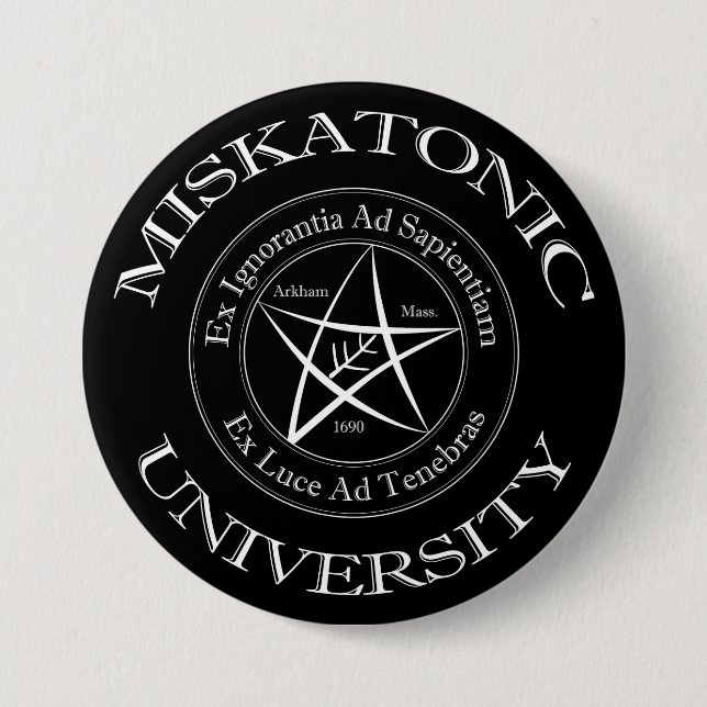 Miskatonic University Button (Front)