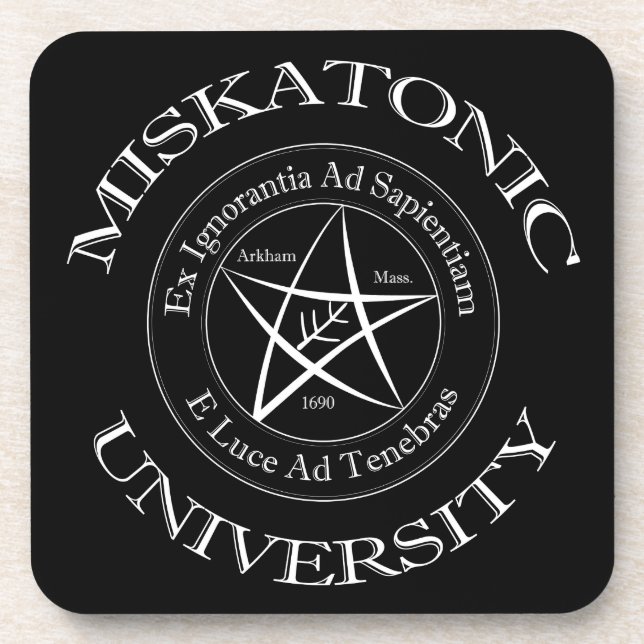 Miskatonic University Coasters (Front)