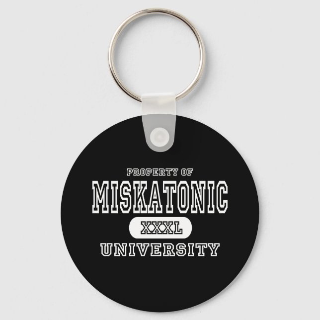 Miskatonic University Dark Keychain (Front)