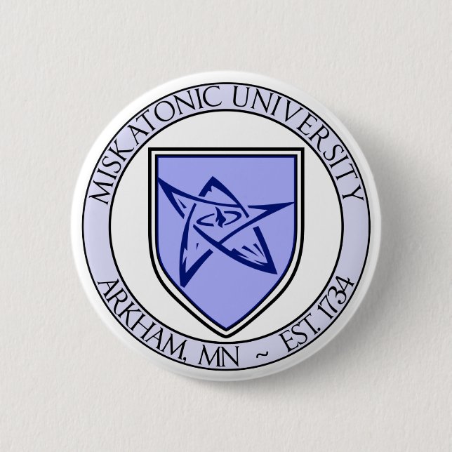 Miskatonic University Pin 2" (Front)
