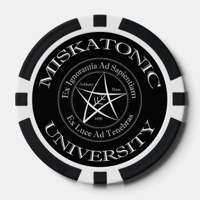 Miskatonic University Poker Chips (Front)