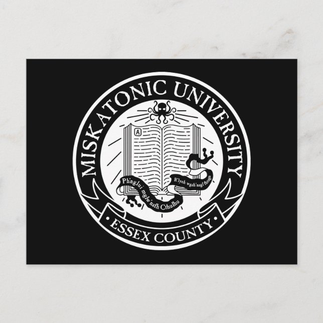 Miskatonic University Postcard (Front)