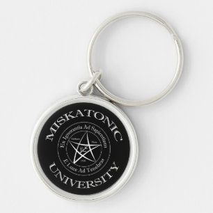 Miskatonic University Round Keychain