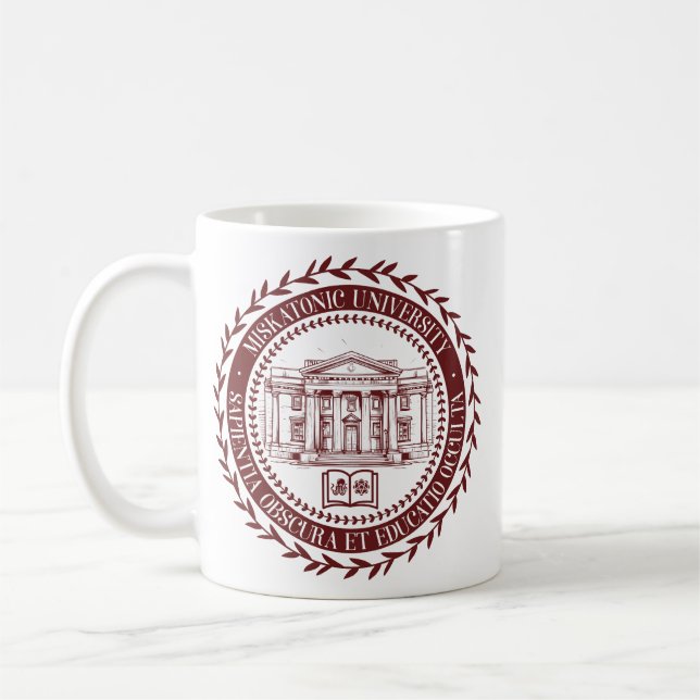 Miskatonic University Seal Coffee Mug (Left)