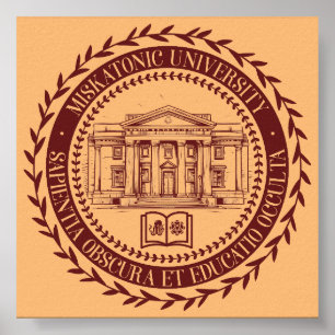 Miskatonic University Seal Poster