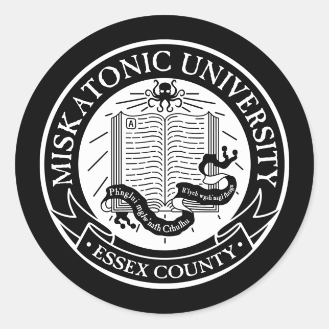 Miskatonic University Sticker (Front)