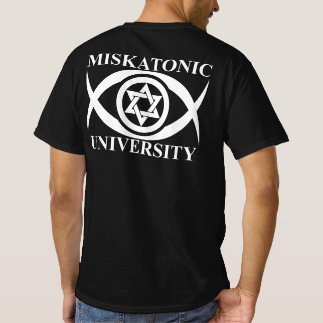 MISKATONIC UNIVERSITY T-Shirt (Back)