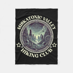 Miskatonic Valley Hiking Club Lovecraft Cthulhu Ne Fleece Blanket