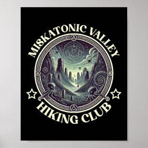 Miskatonic Valley Hiking Club Lovecraft Cthulhu Ne Poster