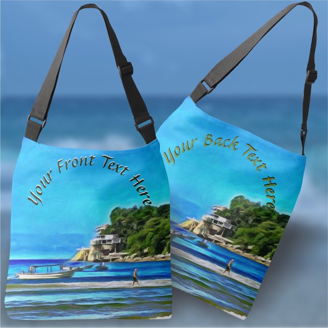 Mismaloya Fishing Boats 0346 Crossbody Bag (Creator Uploaded)