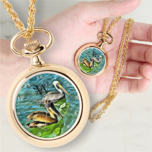 Mismaloya Pelicans 0329 Necklace Watch