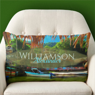 Mismaloya River 0331 Lumbar Pillow