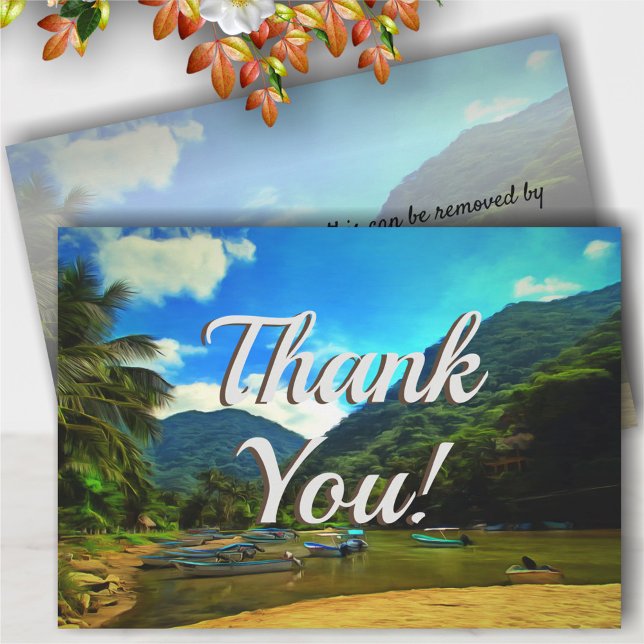 Mismaloya River Fishing Boats Thank You 0344 (Creator Uploaded)