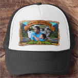 Mismaloya World's Greatest Dad 0350 Trucker Hat<br><div class="desc">Painting "Mismaloya Boats on The River 0350" Collection Keep the sun out of your eyes with your custom hat specially made for Dad. Create an essential accessory that Dad will never leave behind! Design created from my painting "Mismaloya Boats on The River 0350" capturing fishing boats on the Mismaloya River...</div>