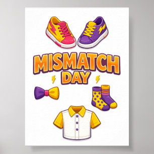 Mismatch Day Printable Poster Digital Download