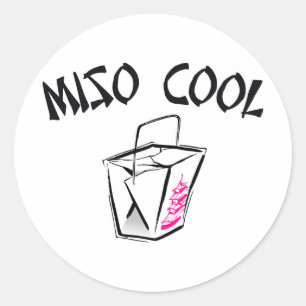 Miso Cool Classic Round Sticker